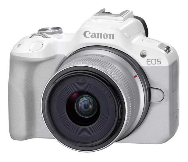 CANON EOS R50 biały + RF-S 18-45mm f/4.5-6.3 IS STM - 1140586 - zdjęcie